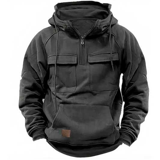 Urban™ Heren-Cargo-Hoodie  1+1 (GRATIS)