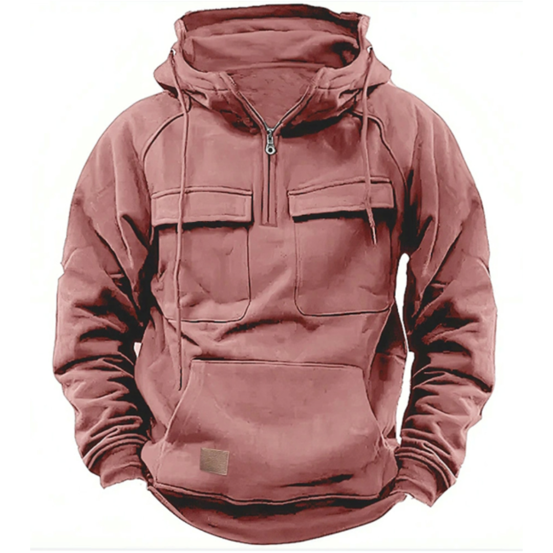 Urban™ Heren-Cargo-Hoodie  1+1 (GRATIS)