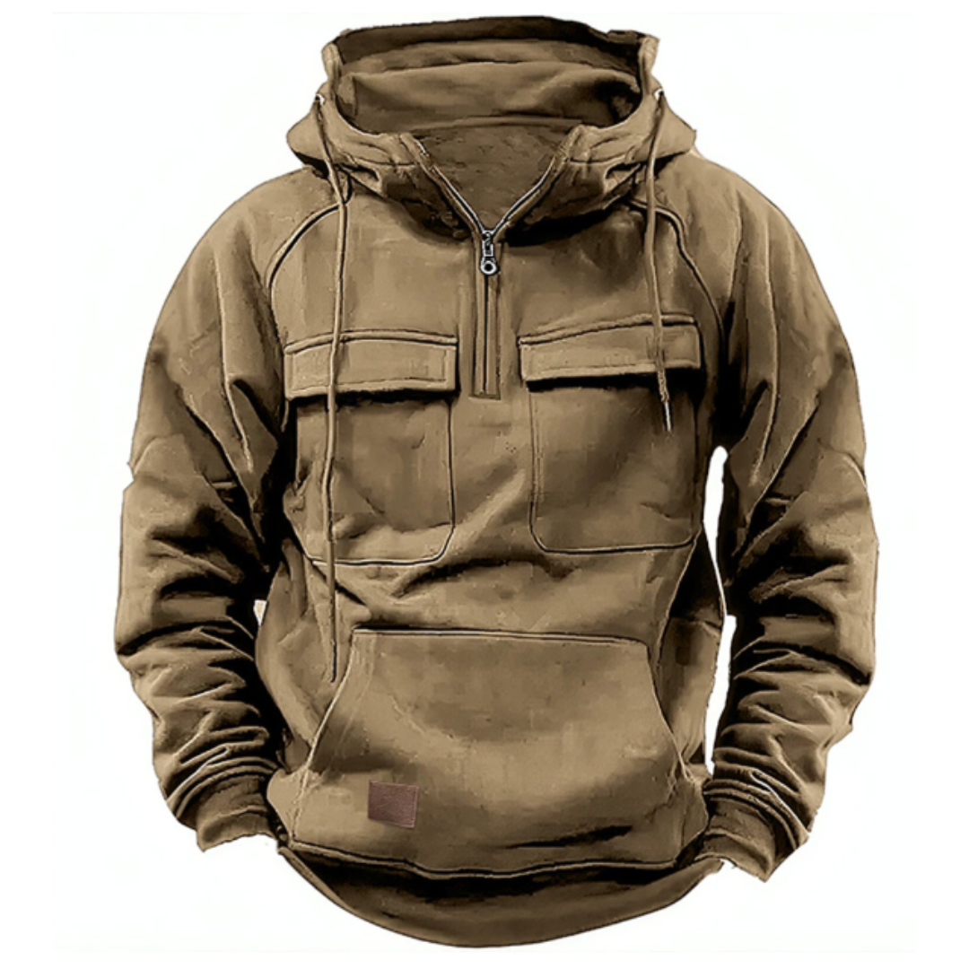 Urban™ Heren-Cargo-Hoodie  1+1 (GRATIS)