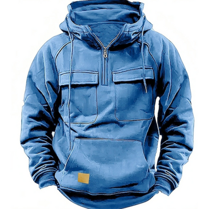 Urban™ Heren-Cargo-Hoodie  1+1 (GRATIS)