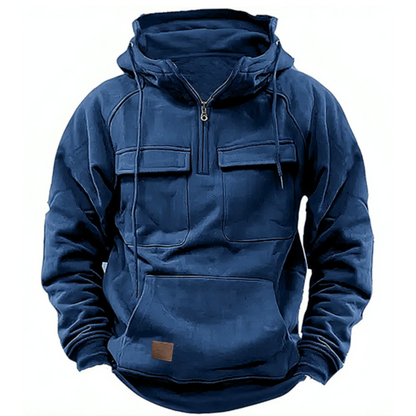 Urban™ Heren-Cargo-Hoodie  1+1 (GRATIS)