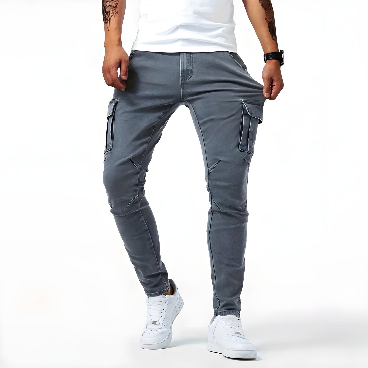 Pelli Jeans – Cargobroek van stretchdenim