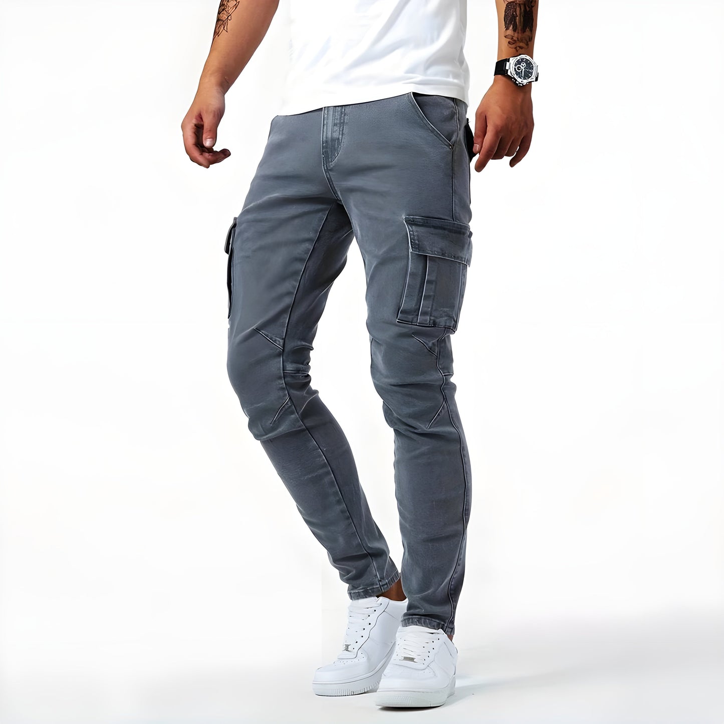 Pelli Jeans – Cargobroek van stretchdenim