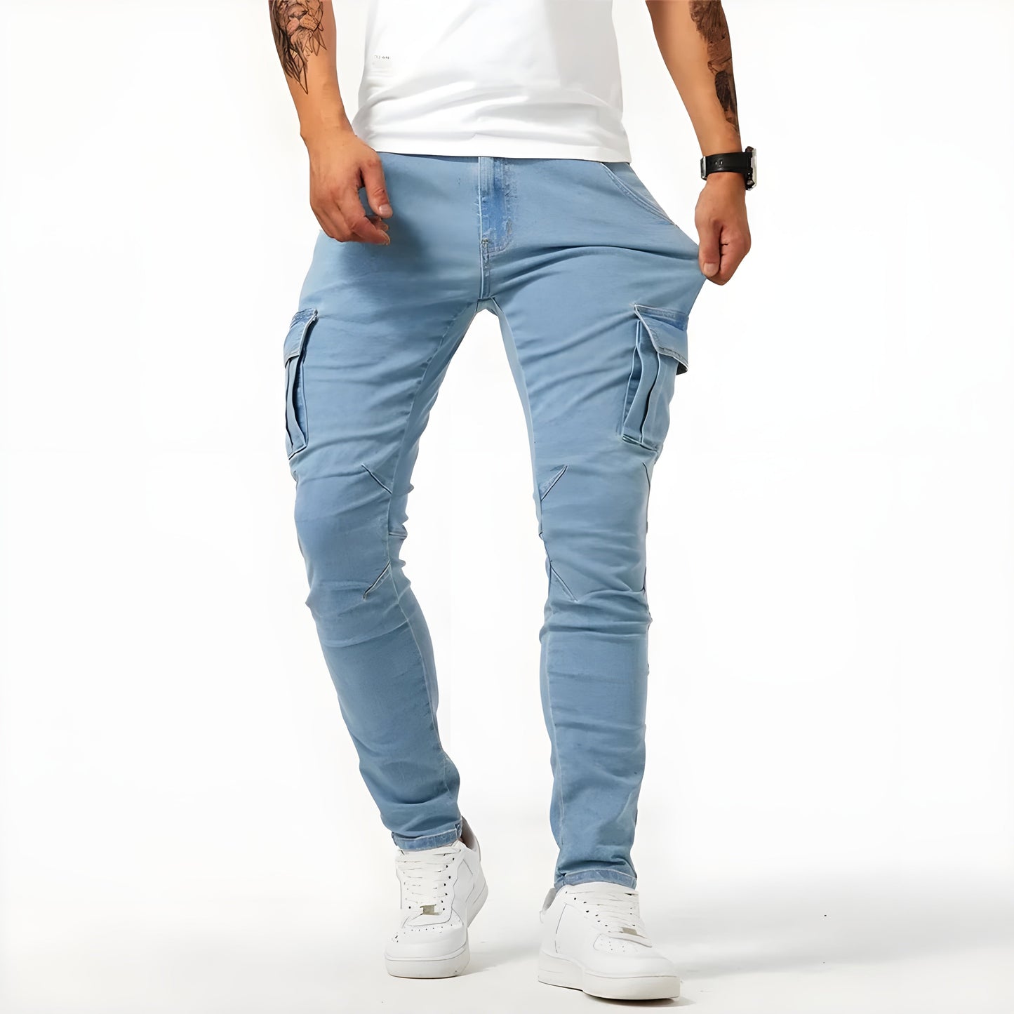 Pelli Jeans – Cargobroek van stretchdenim