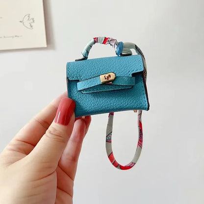 Mini Kelly Bag Luxury Leather AirPods tasje