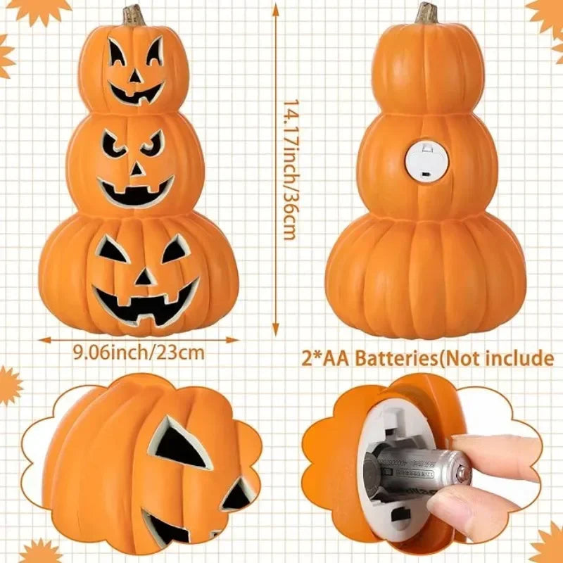 Halloween Pompoen Led Lamp Lantaarn Decoratie