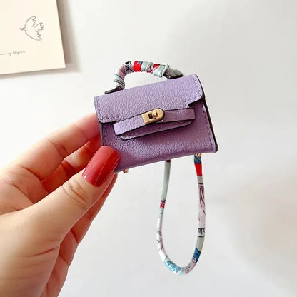 Mini Kelly Bag Luxury Leather AirPods tasje