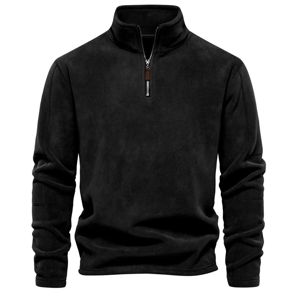 Emil | Warme ZIP fleece trui