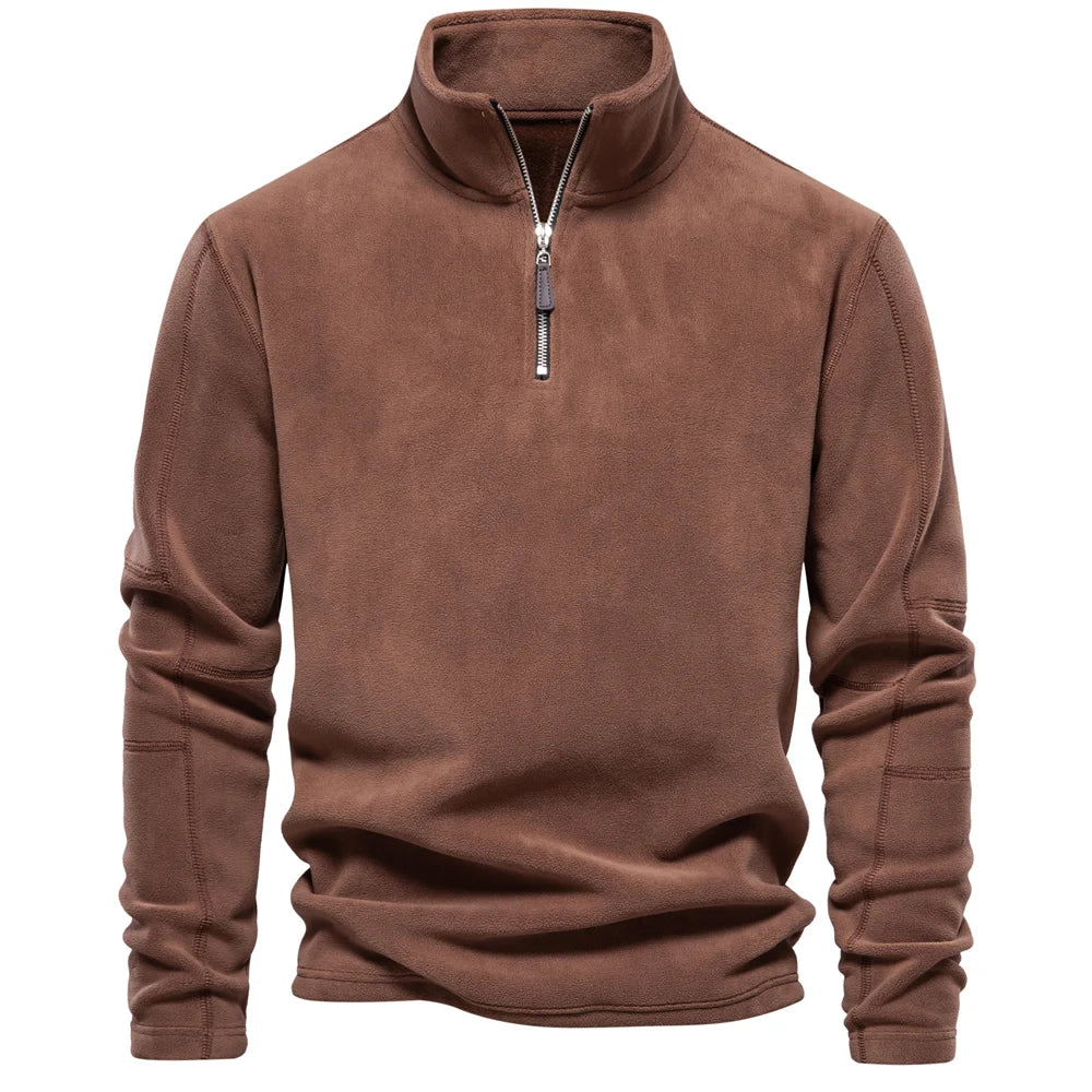 Emil | Warme ZIP fleece trui