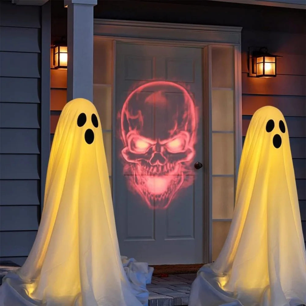 Halloween Spookdecoraties Enge Witte Geesten