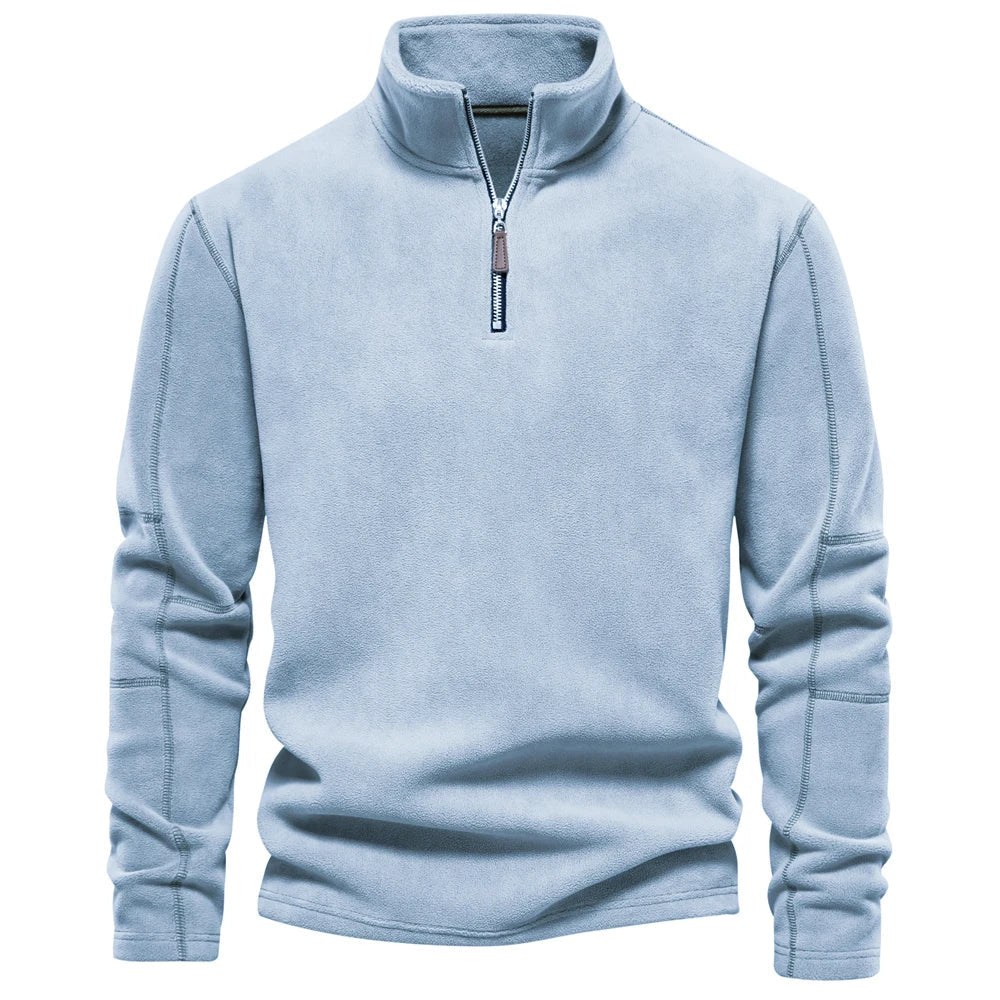 Emil | Warme ZIP fleece trui