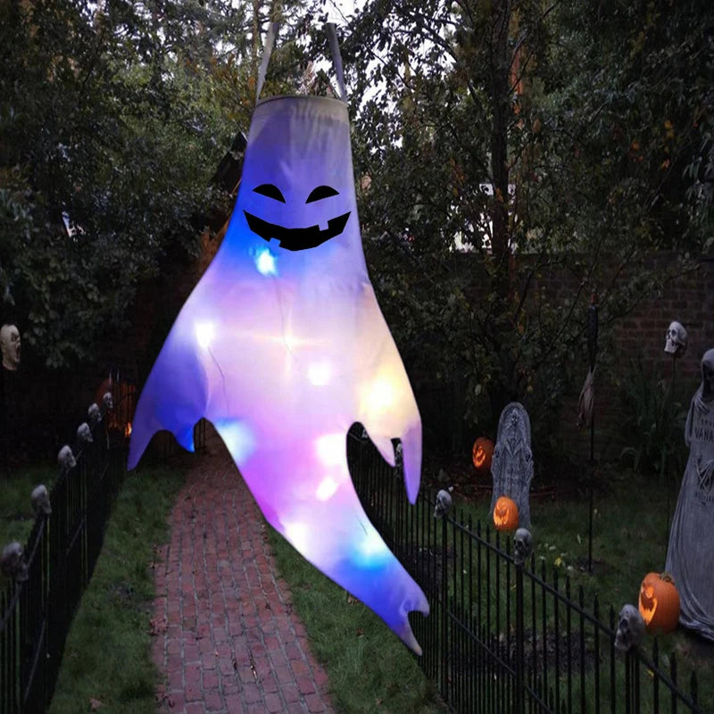 Halloween LED-licht hangende geest (voor binnen en buiten)