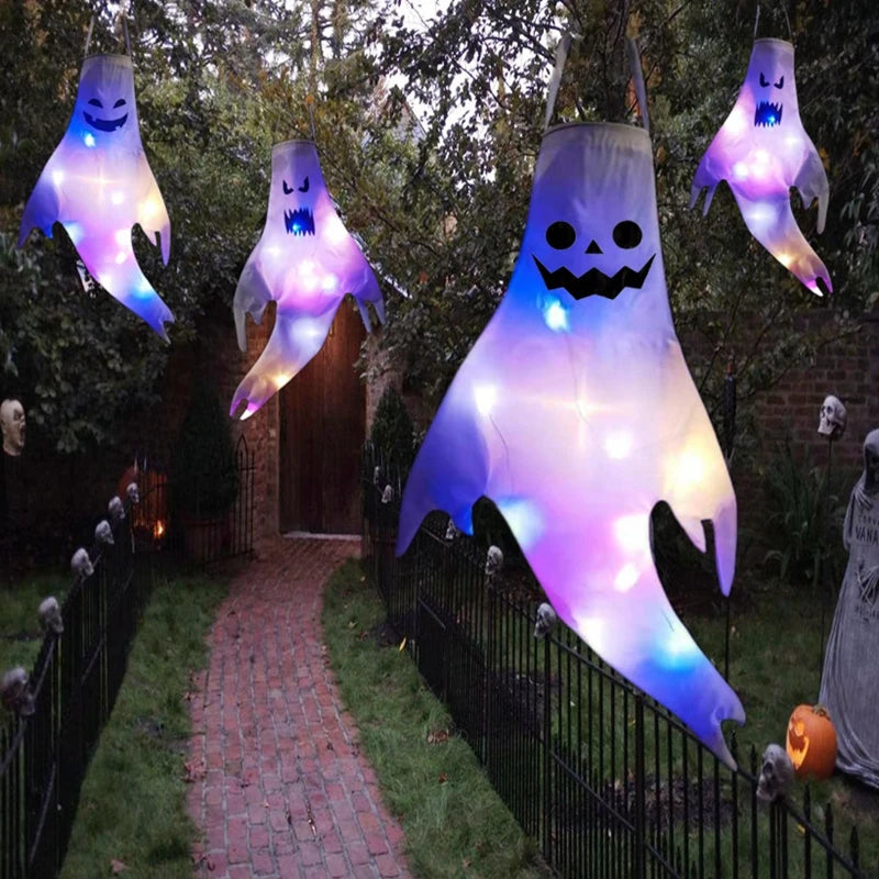 Halloween LED-licht hangende geest (voor binnen en buiten)