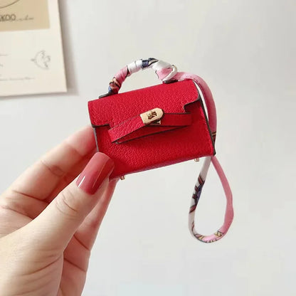 Mini Kelly Bag Luxury Leather AirPods tasje