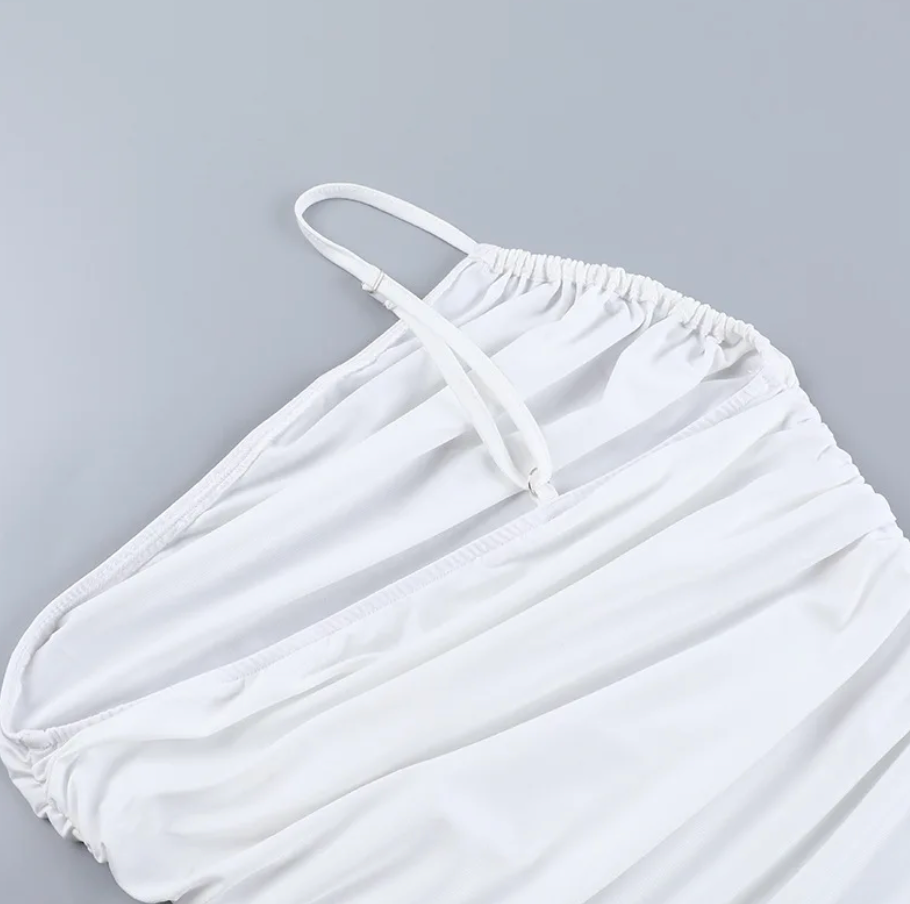 Luxe Witte dames jurk - tijdloos