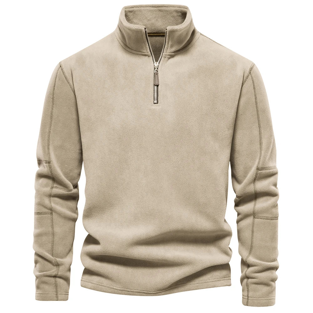 Emil | Warme ZIP fleece trui