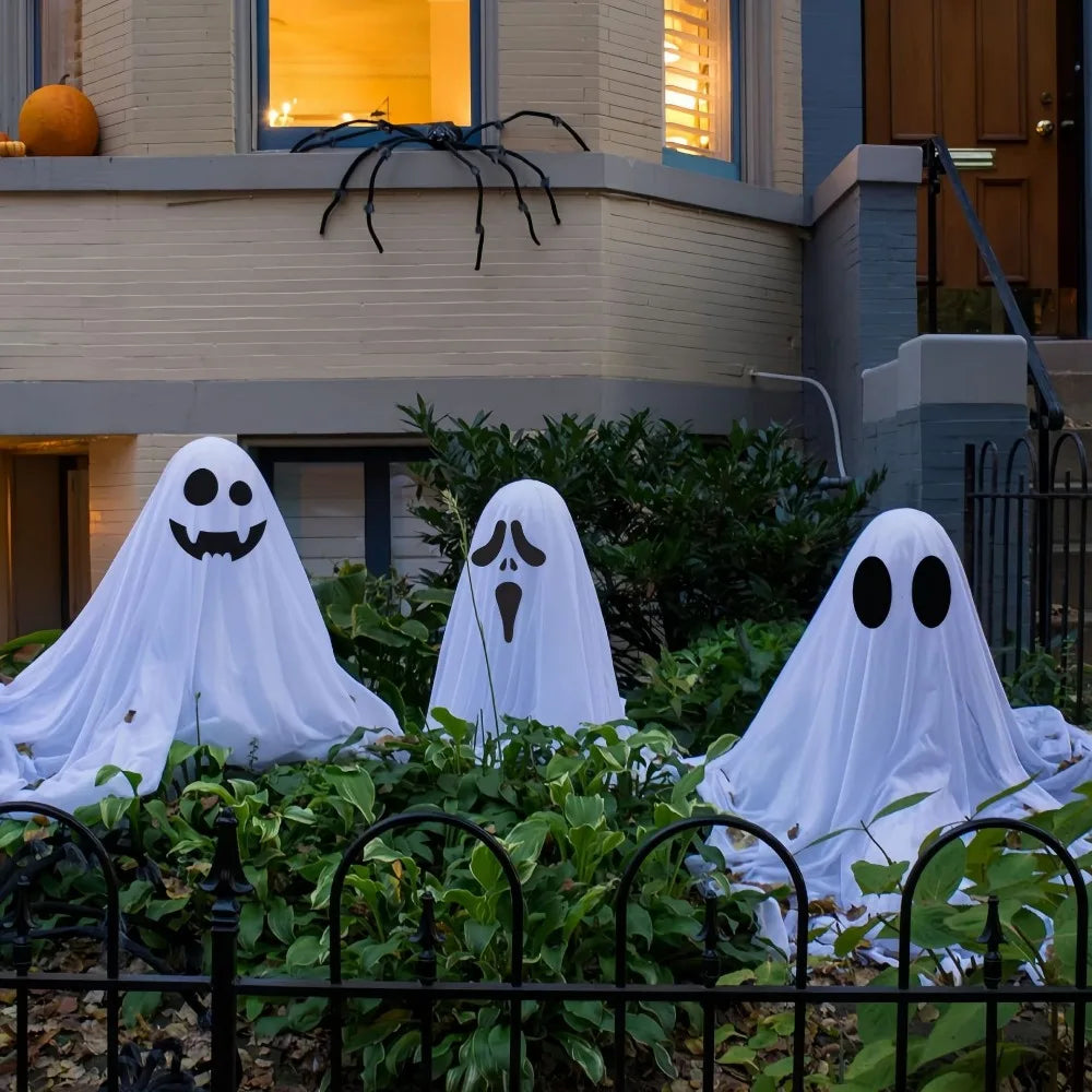 Halloween Spookdecoraties Enge Witte Geesten